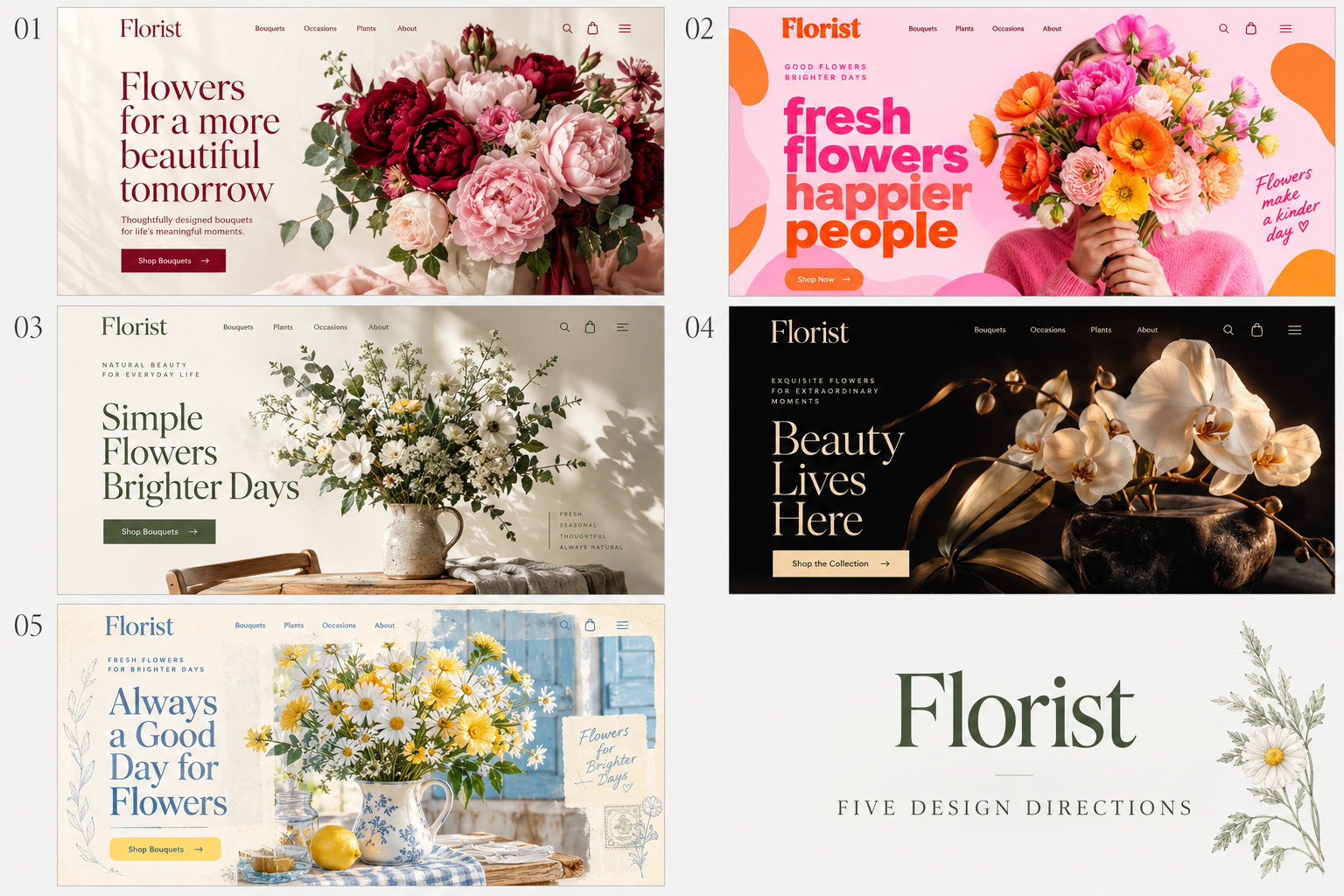 Website design concept